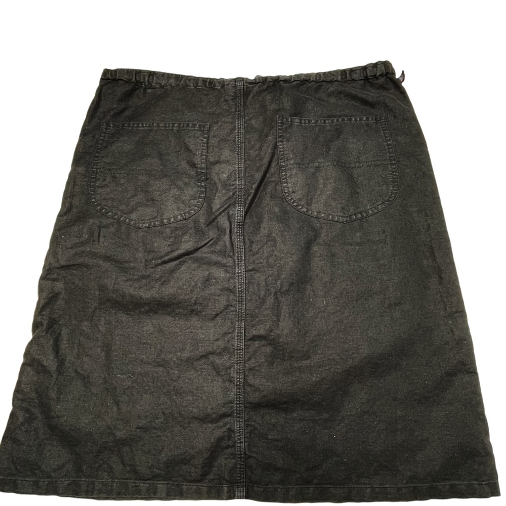 Ralph Lauren Linen Blend Black Skirt - Picture 3 of 6